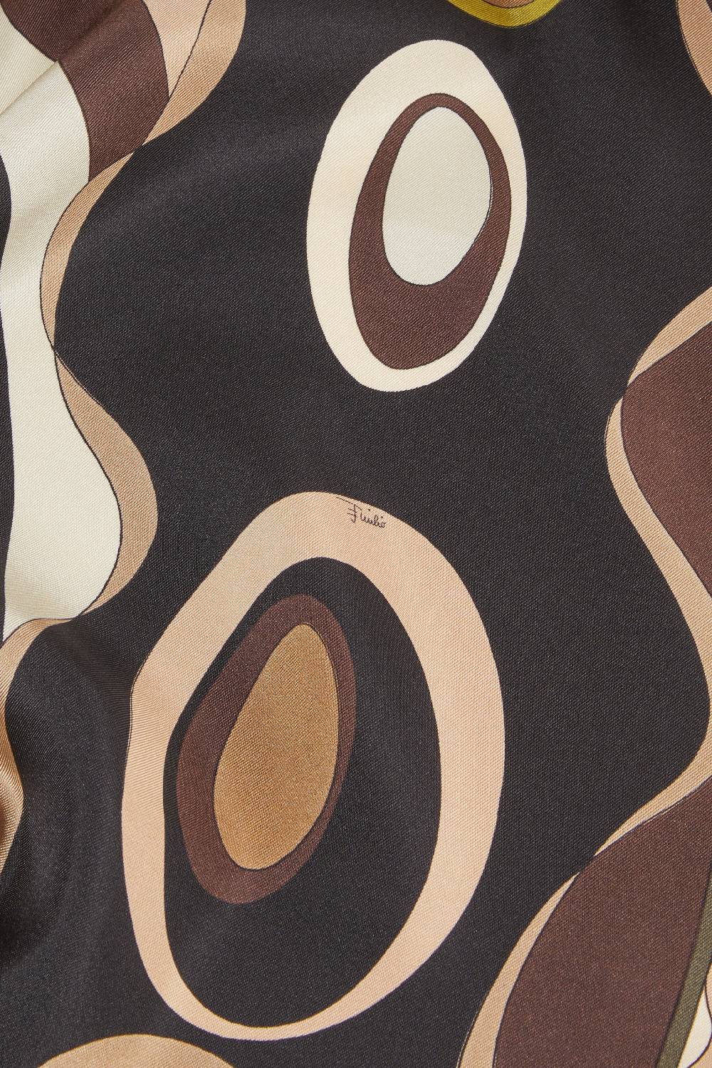 Pucci Foulard in seta con stampa Bersaglio Enormi risparmi