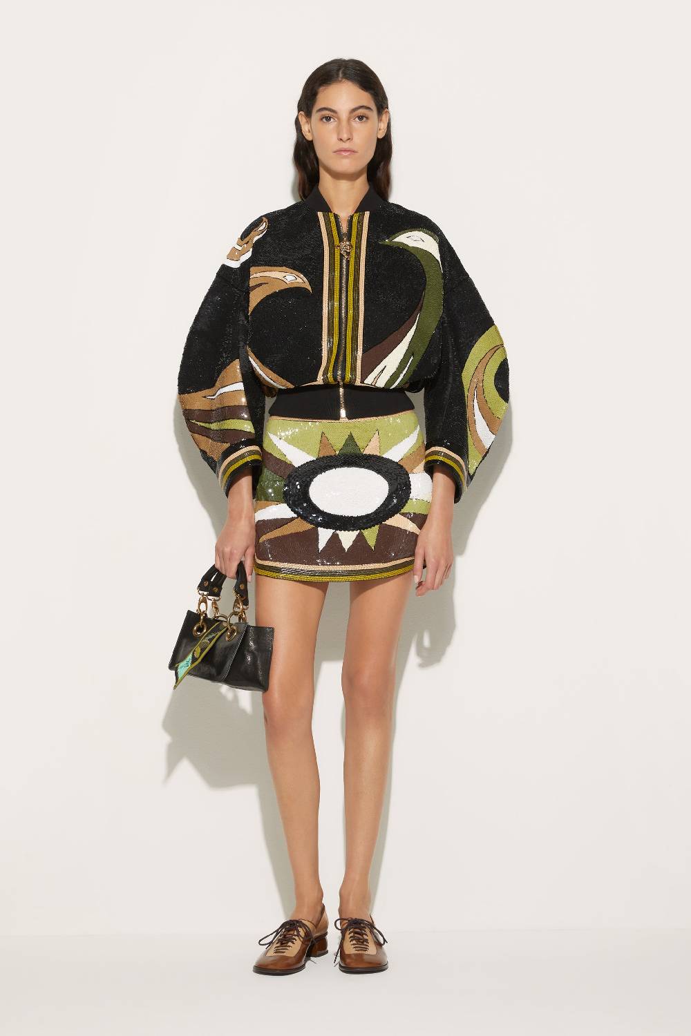 Pucci Minigonna con motivo Cigni Super Saving Price