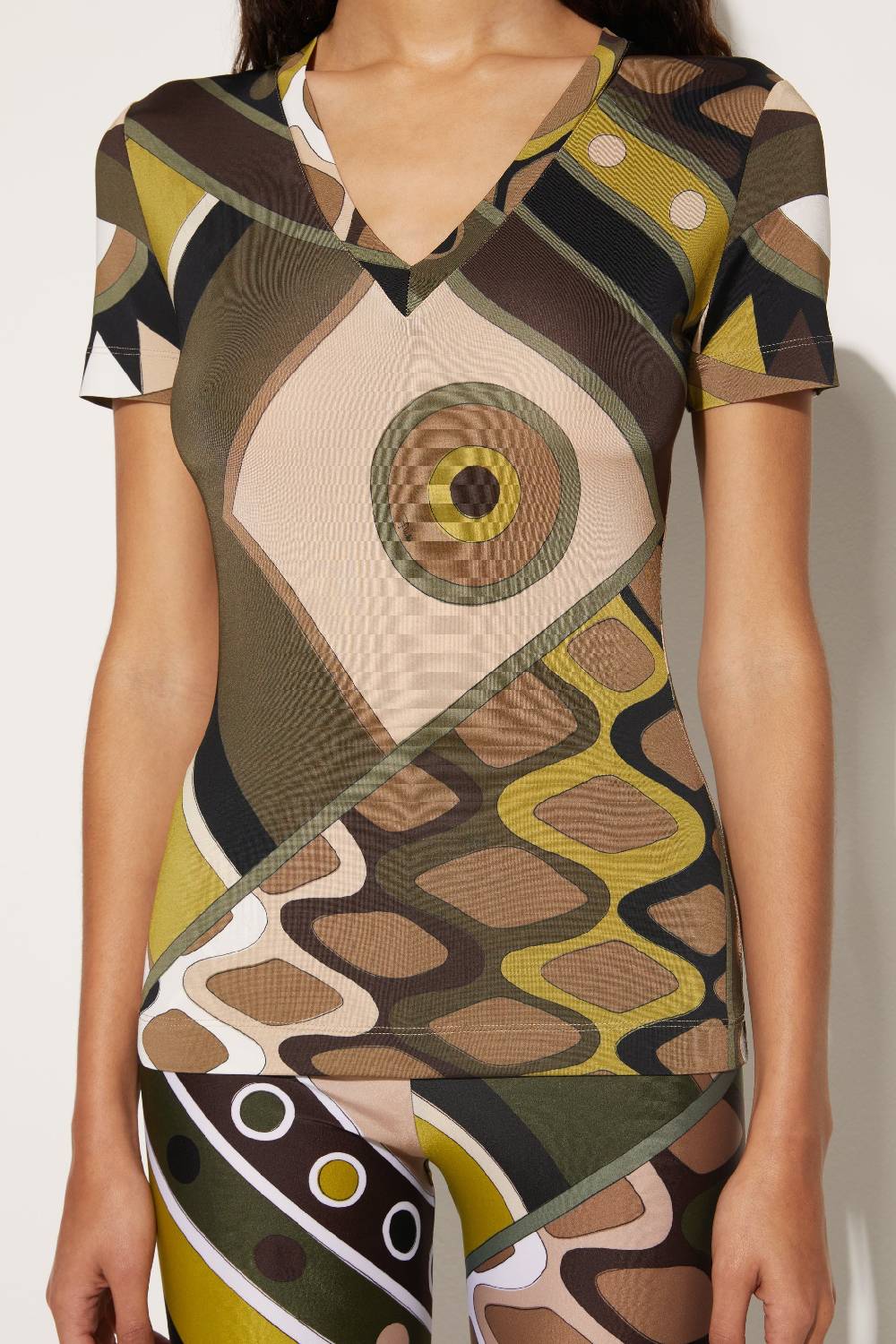 Pucci T-Shirt con stampa Vivara Trasporto libero internazionale