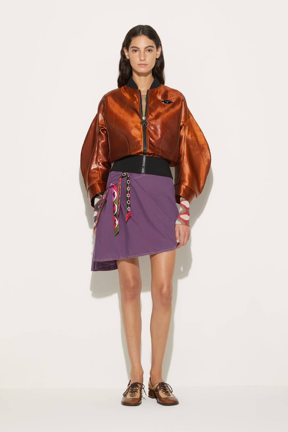 Pucci Bomber effetto pelle In Linea