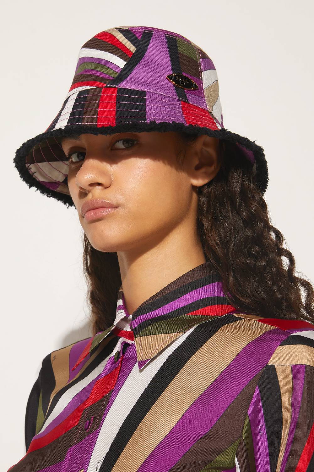 Pucci Cappello da pescatore con stampa Iride Spedizione Gratuita
