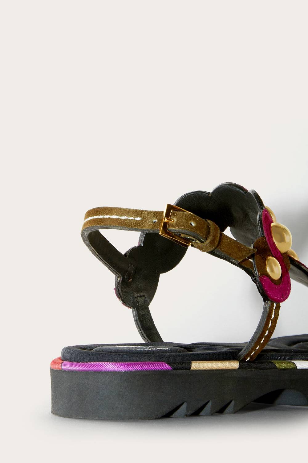 Pucci Sandali in pelle scamosciata con motivo Onde Soddisfazione Garantita