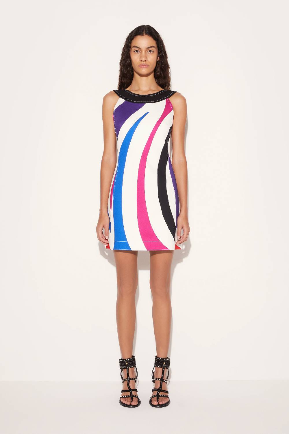 Pucci Mini abito con stampa Marmo Presa