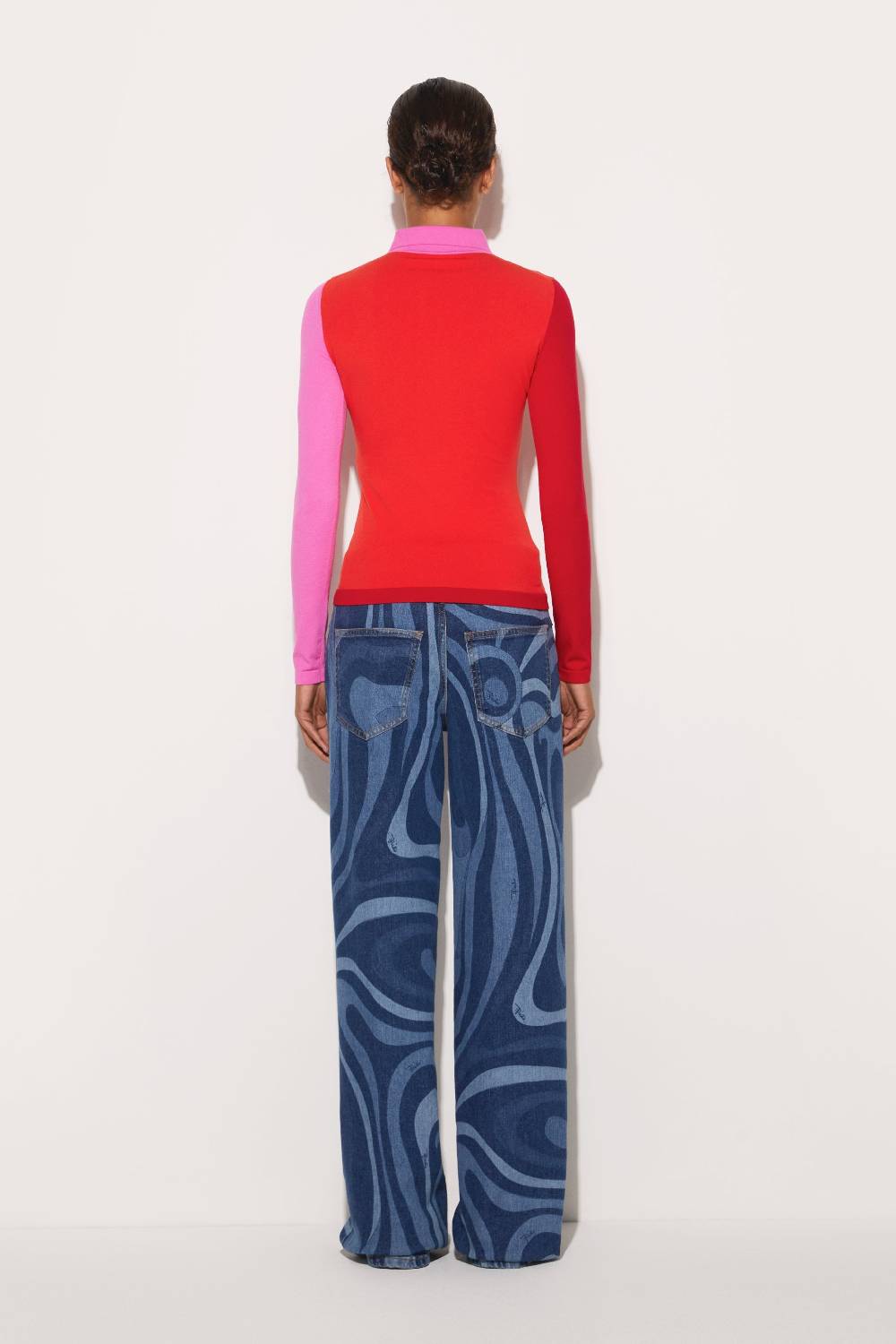 Pucci Top in maglia con design color-block Sconto