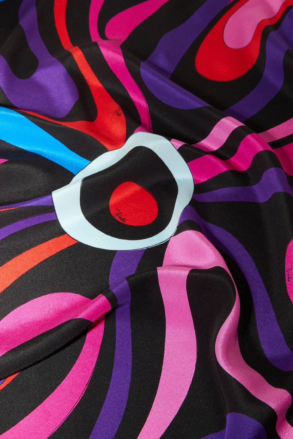 Pucci Hijab in seta con stampa Marmo Offerte