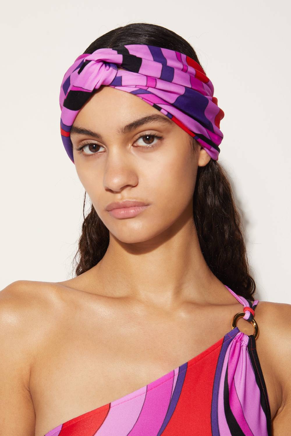 Pucci Fascia con stampa Marmo Vendita Calda