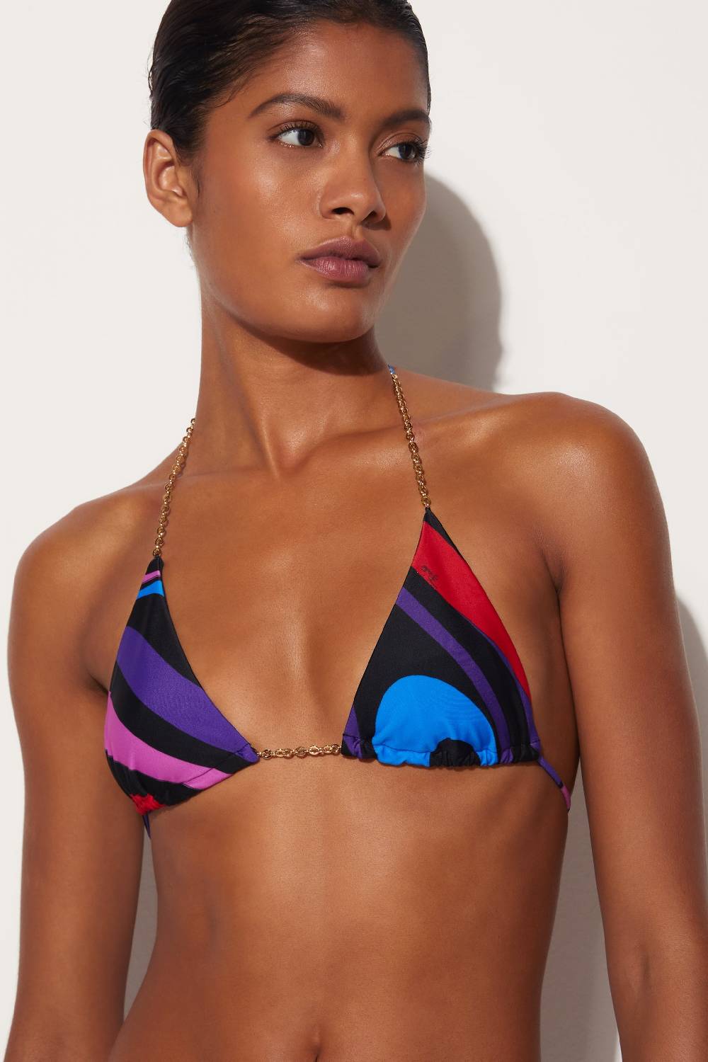 Pucci Top bikini con stampa Marmo Negozio online di fabbrica
