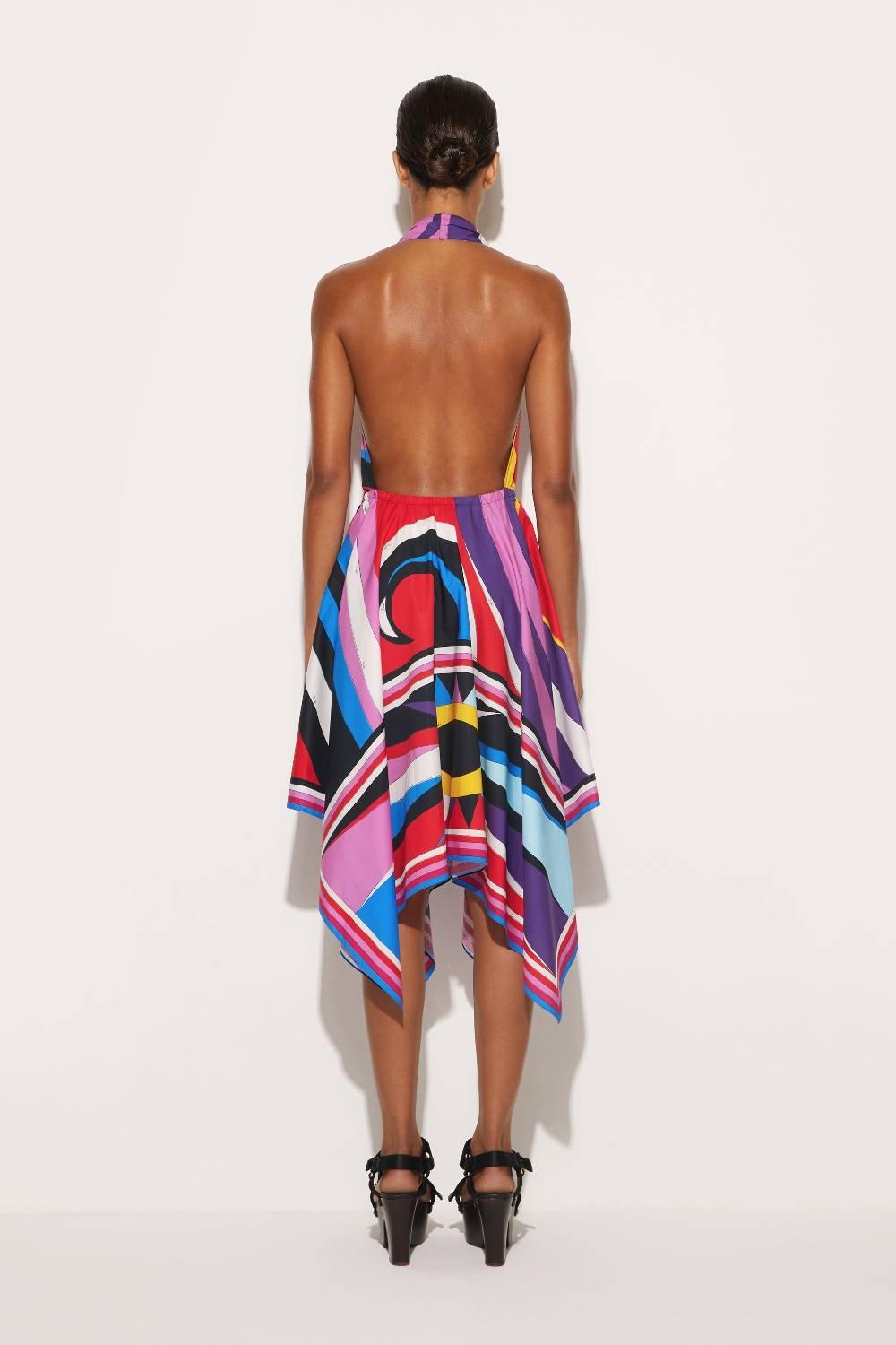 Pucci Abito con stampa Cigni Offerta speciale