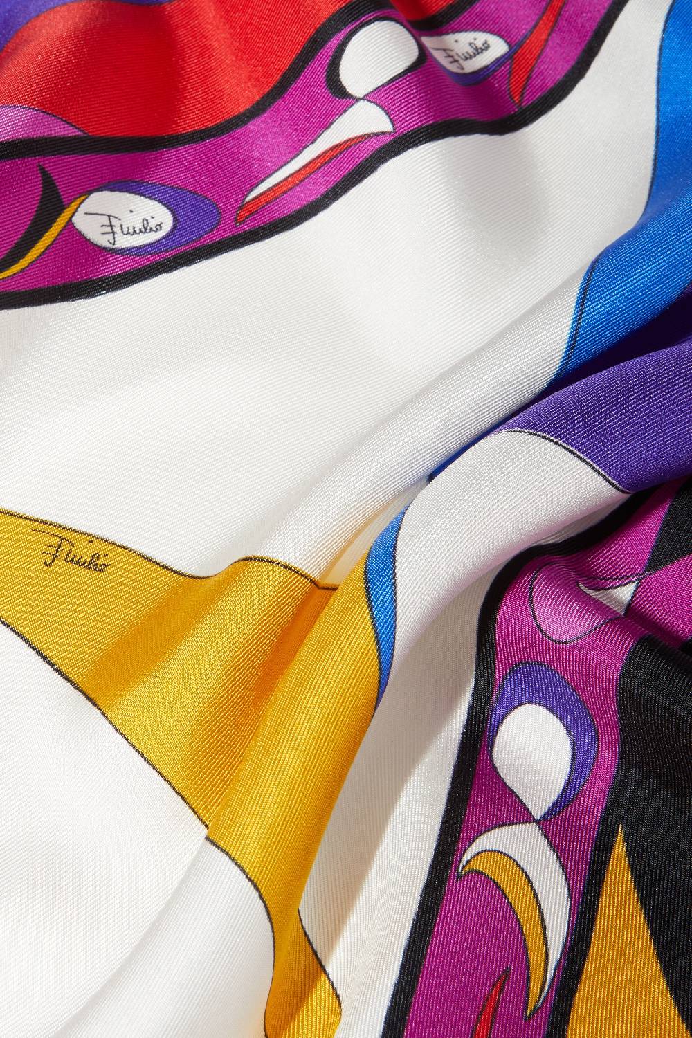 Pucci Foulard in seta con stampa Pesci Flash Sale