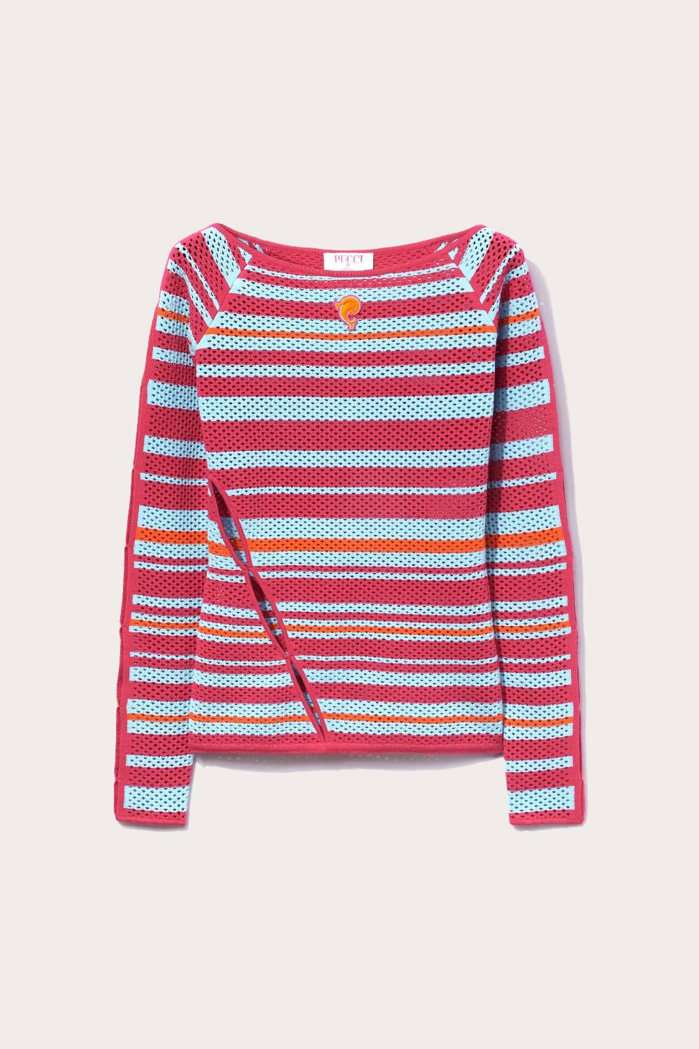 Pucci Top in maglia con motivo a righe Offerta Pasqua