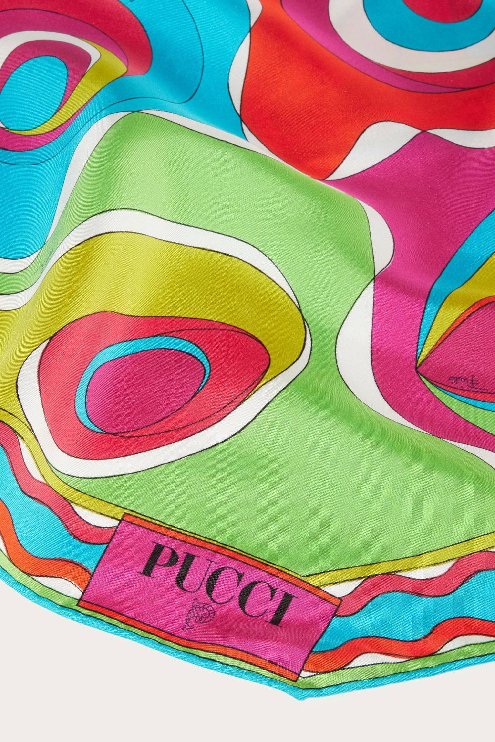 Pucci Foulard in seta con stampa Bersaglio Lightning offer