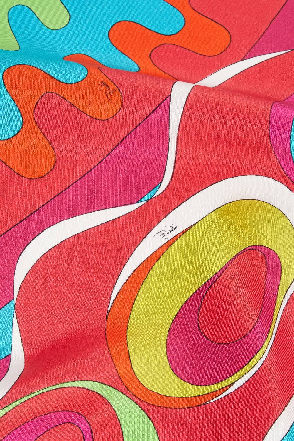 Pucci Foulard in seta con stampa Bersaglio Lightning offer