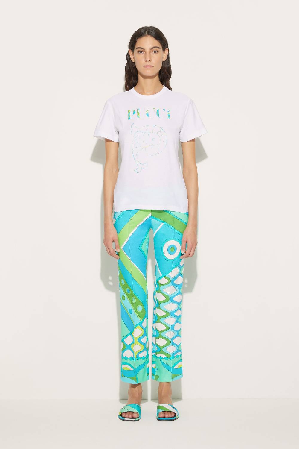 Pucci T-shirt con logo Grandi sconti