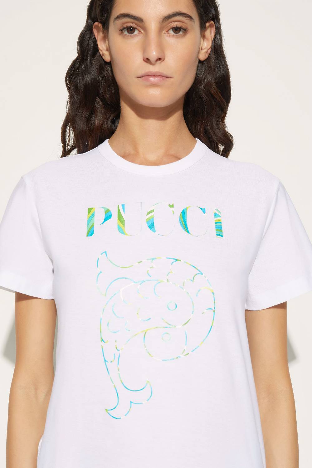 Pucci T-shirt con logo Grandi sconti