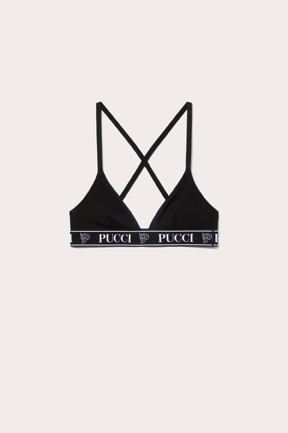 Pucci 3 Pack Reggiseno a triangolo con logo jacquard Offerte giornaliere