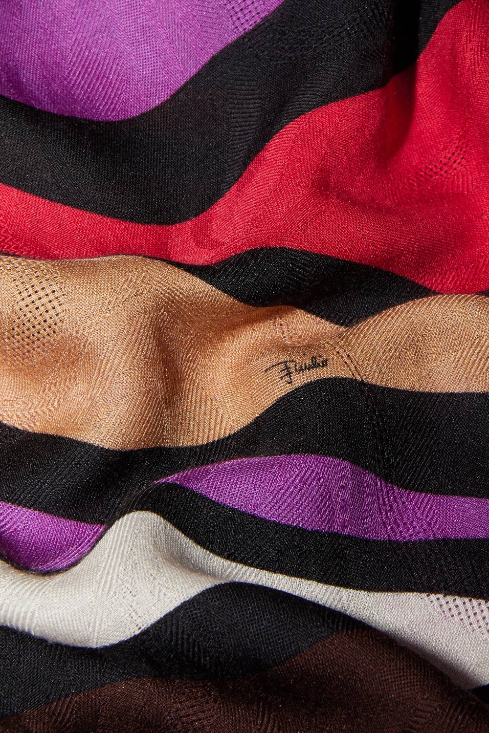 Pucci Foulard grande jacquard con motivo Marmo Fino al 60% di sconto
