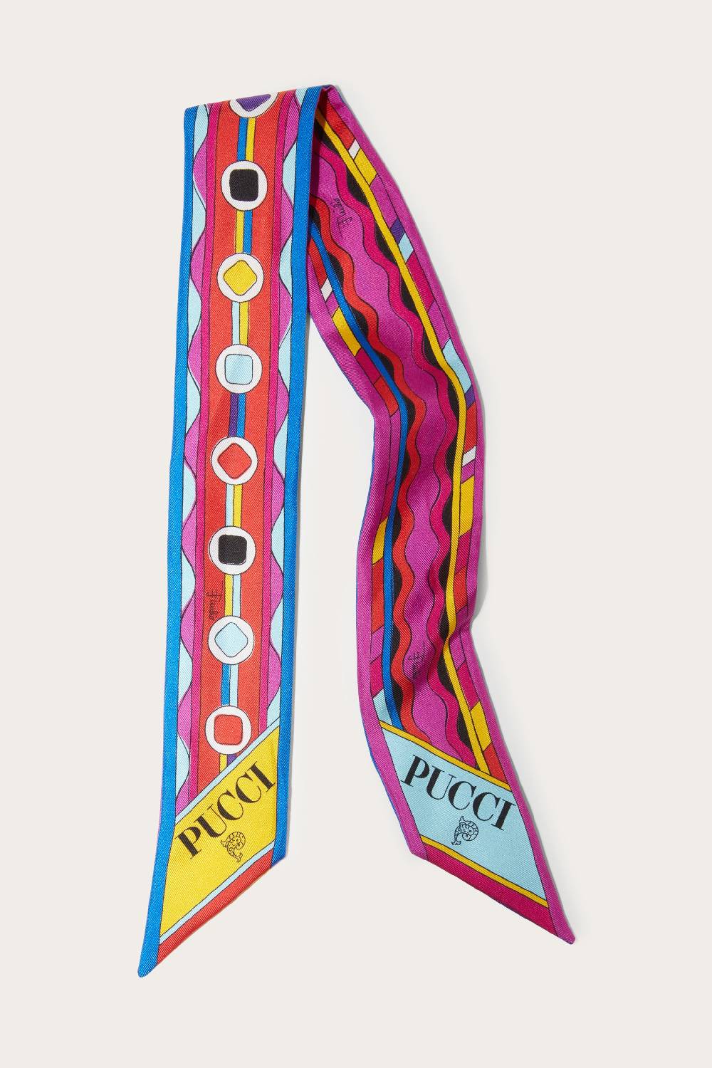 Pucci Foulard in seta con stampe Vivara e Bersaglio Offerta speciale della fabbrica