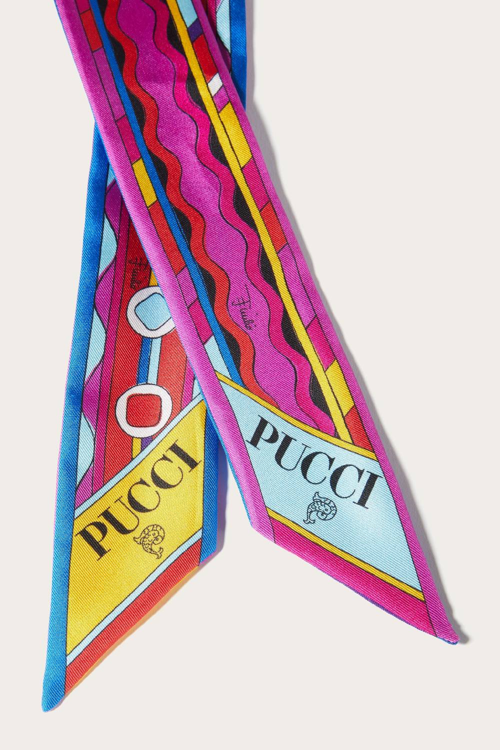 Pucci Foulard in seta con stampe Vivara e Bersaglio Offerta speciale della fabbrica