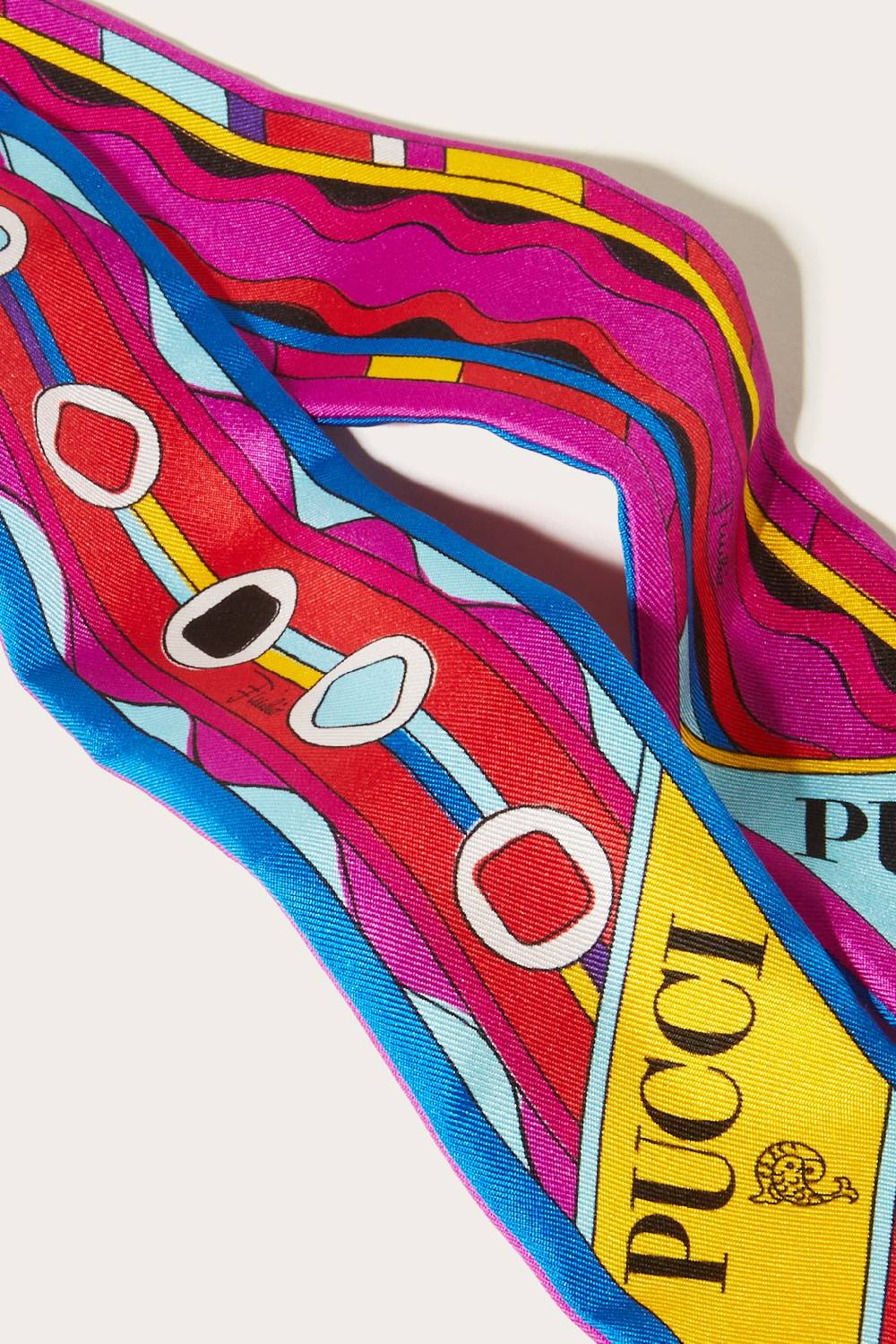 Pucci Foulard in seta con stampe Vivara e Bersaglio Offerta speciale della fabbrica
