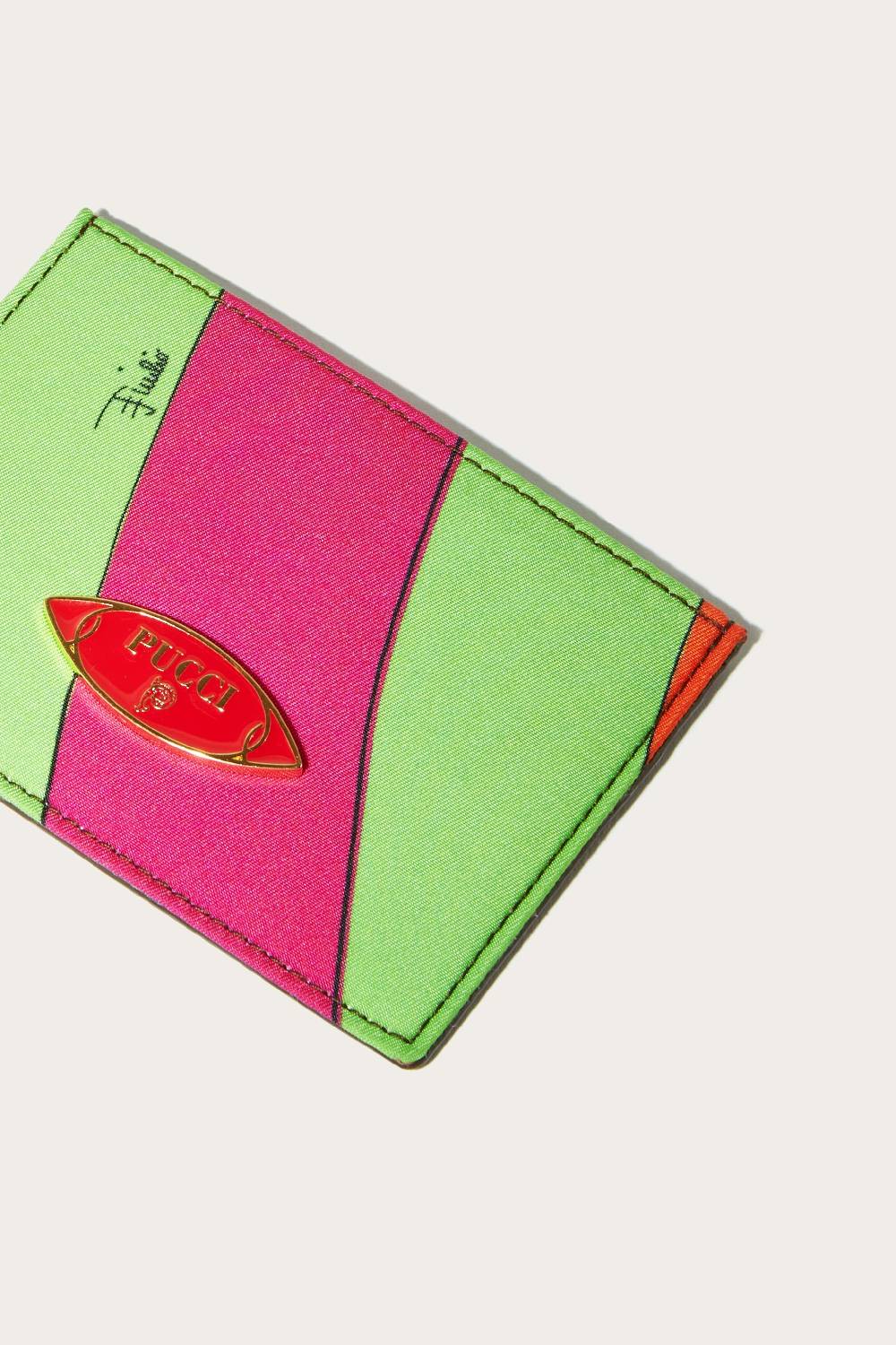 Pucci Portacarte con stampa Iride Enormi sconti