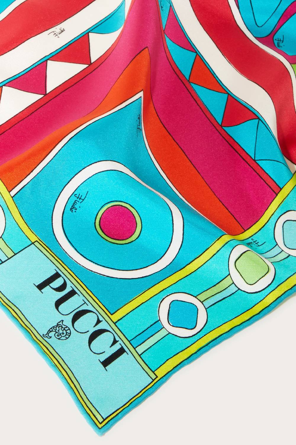 Pucci Foulard in seta con stampa Vivara Trasporto libero internazionale