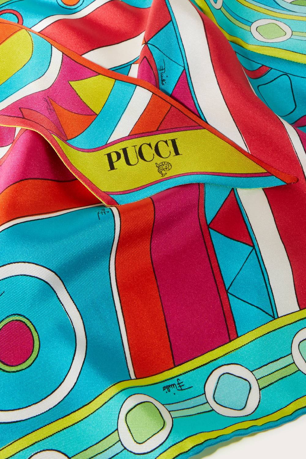 Pucci Foulard in seta con stampa Vivara Trasporto libero internazionale