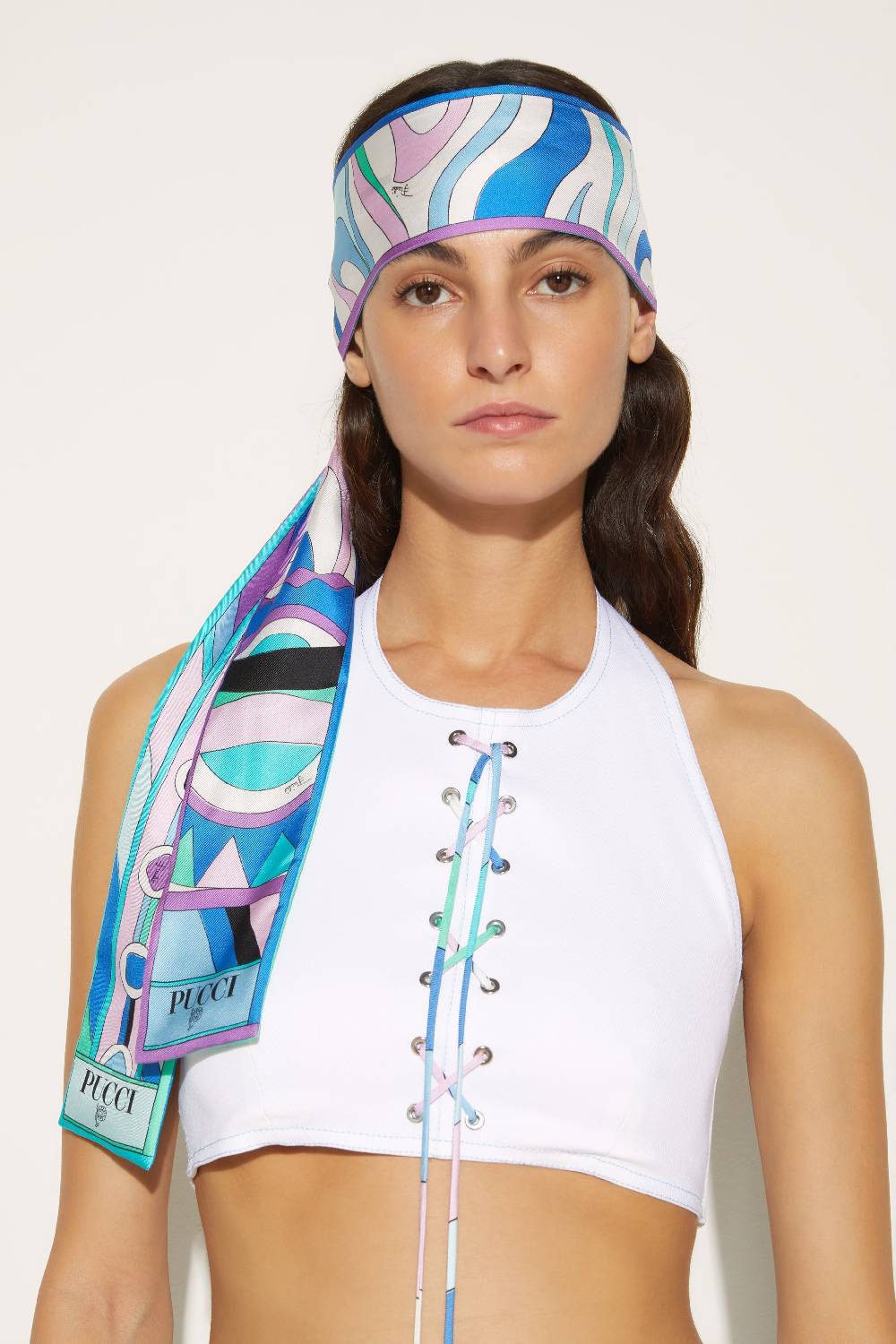 Pucci Foulard in seta con stampa Vivara Esporta salva