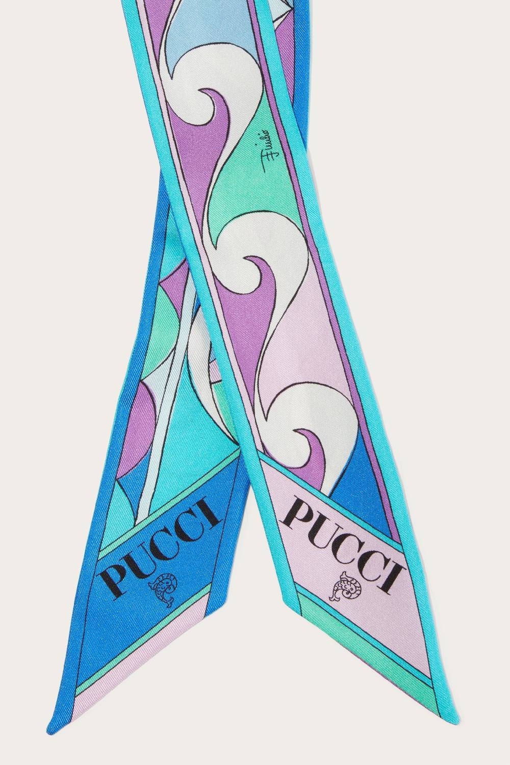 Pucci Foulard in seta con stampa Rombi Black Friday Prezzi
