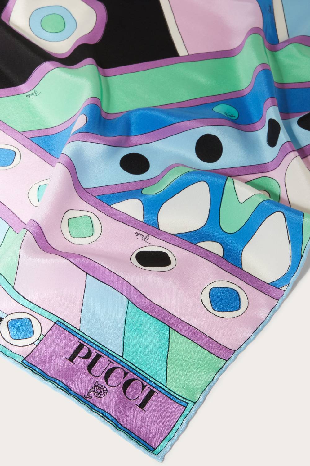 Pucci Hijab in seta con stampa Vivara In Linea