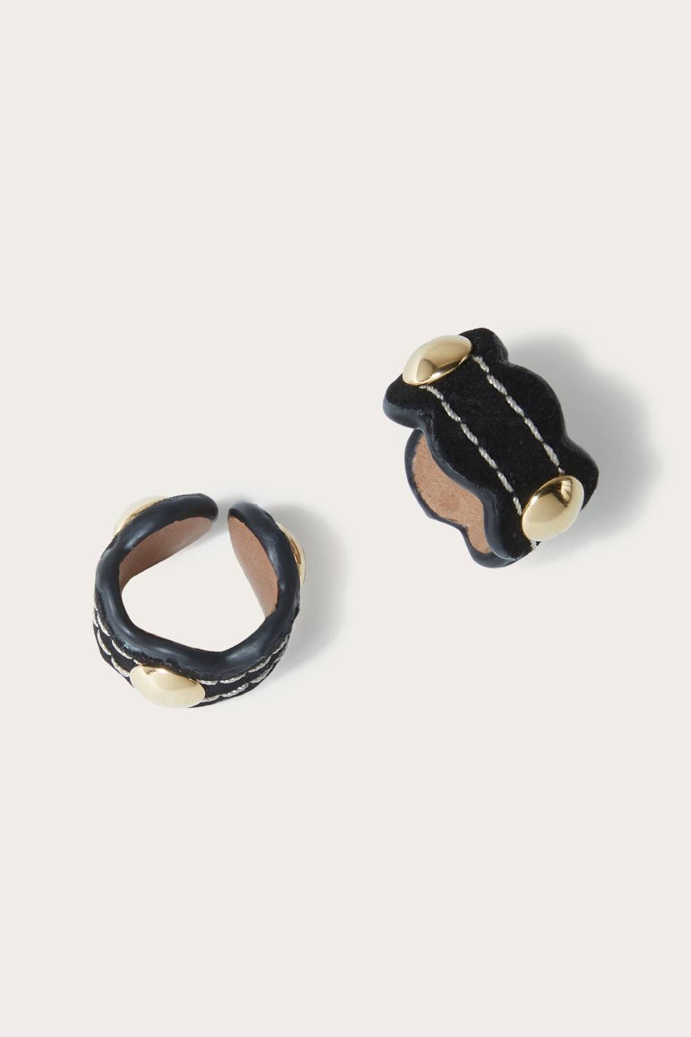 Pucci Anello Onde sottile in pelle scamosciata Negozi Online