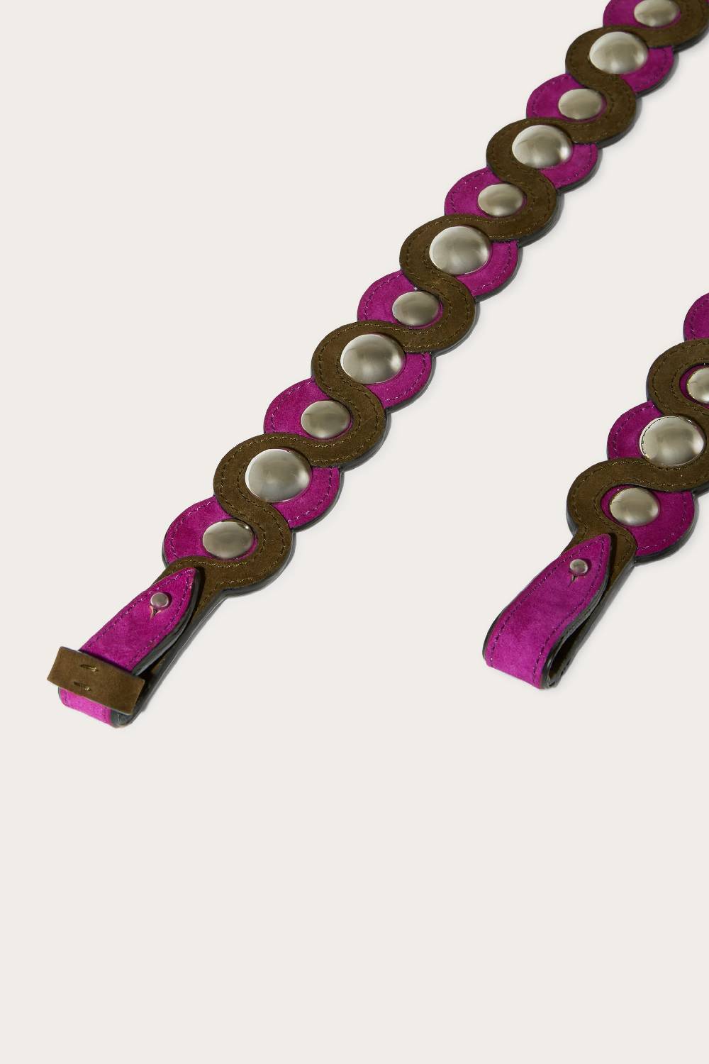 Pucci Tracolla con borchie in pelle scamosciata Consegna Veloce