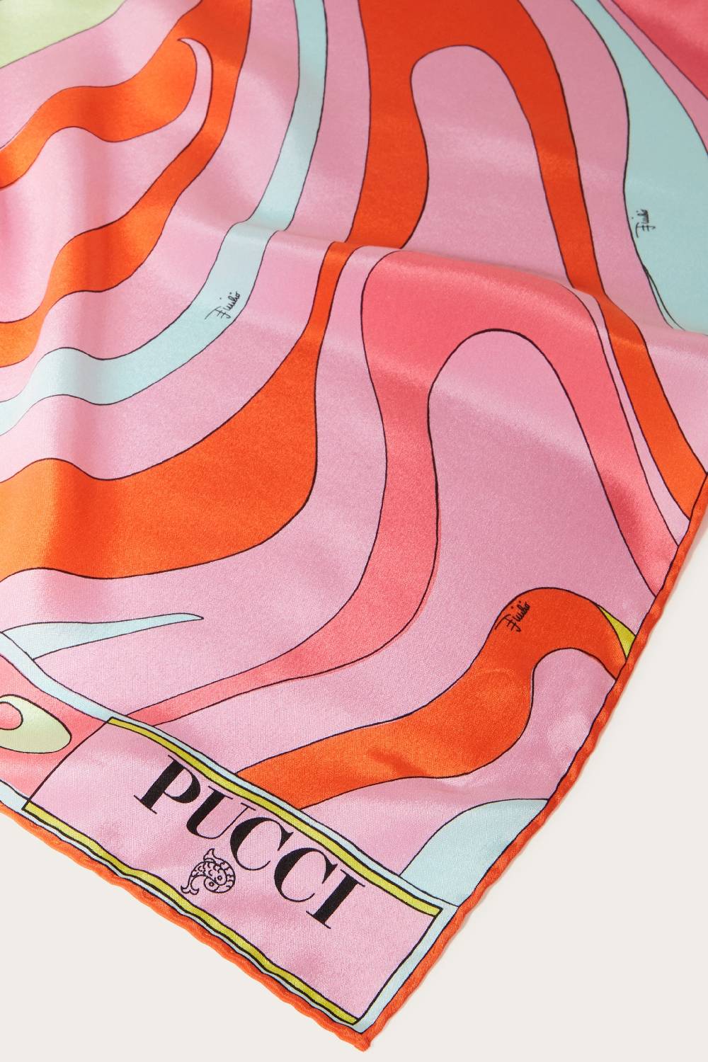 Pucci Foulard in seta con stampa Marmo Shopping Online
