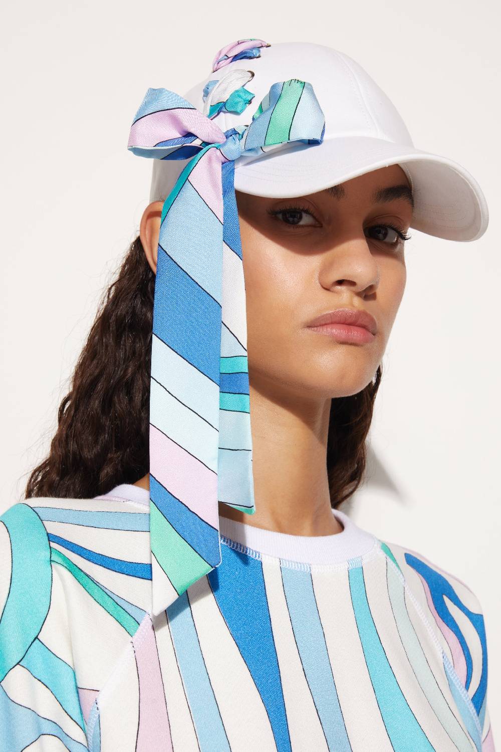 Pucci Cappello da baseball con inserto Iride Saldi