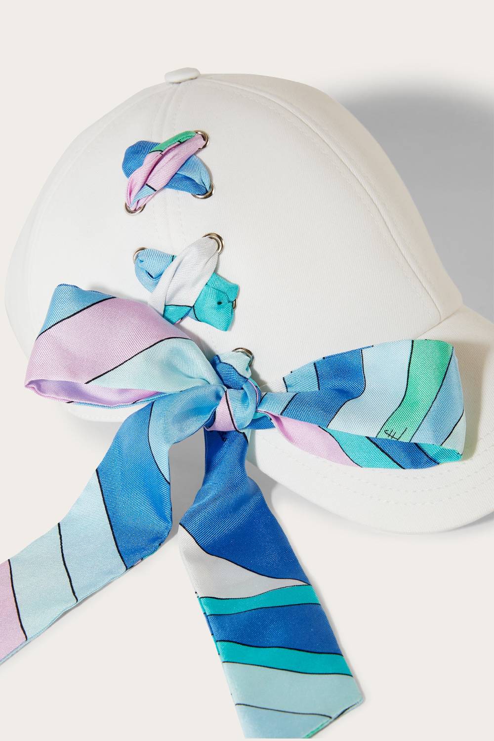 Pucci Cappello da baseball con inserto Iride Saldi