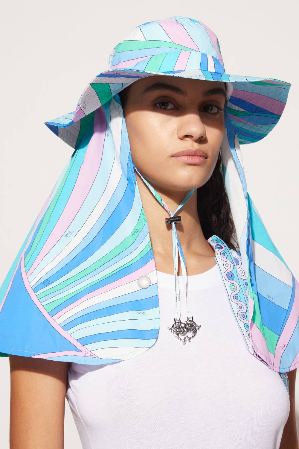 Pucci Cappello safari con stampa Iride Offerte