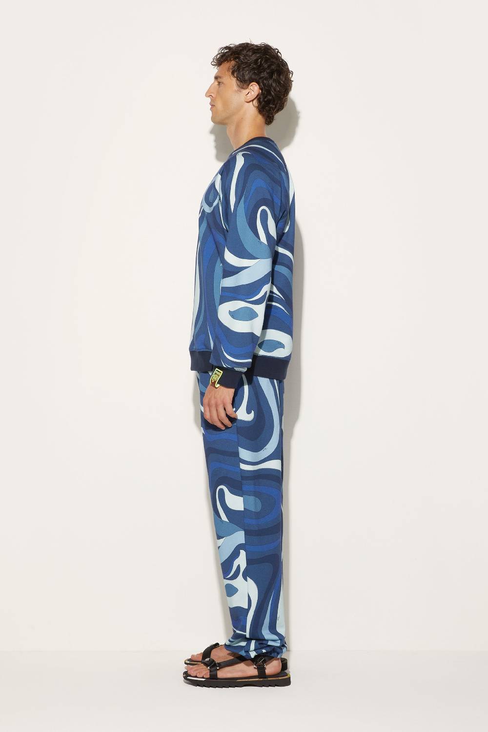 Pucci Felpa con stampa Marmo Moda