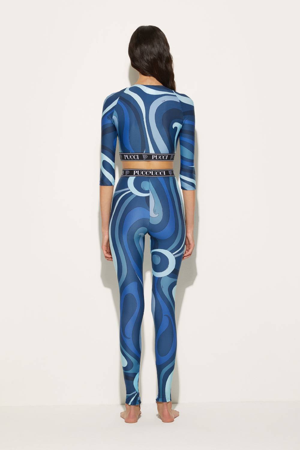 Pucci Leggings con stampa Marmo Sconto di tempo limitato