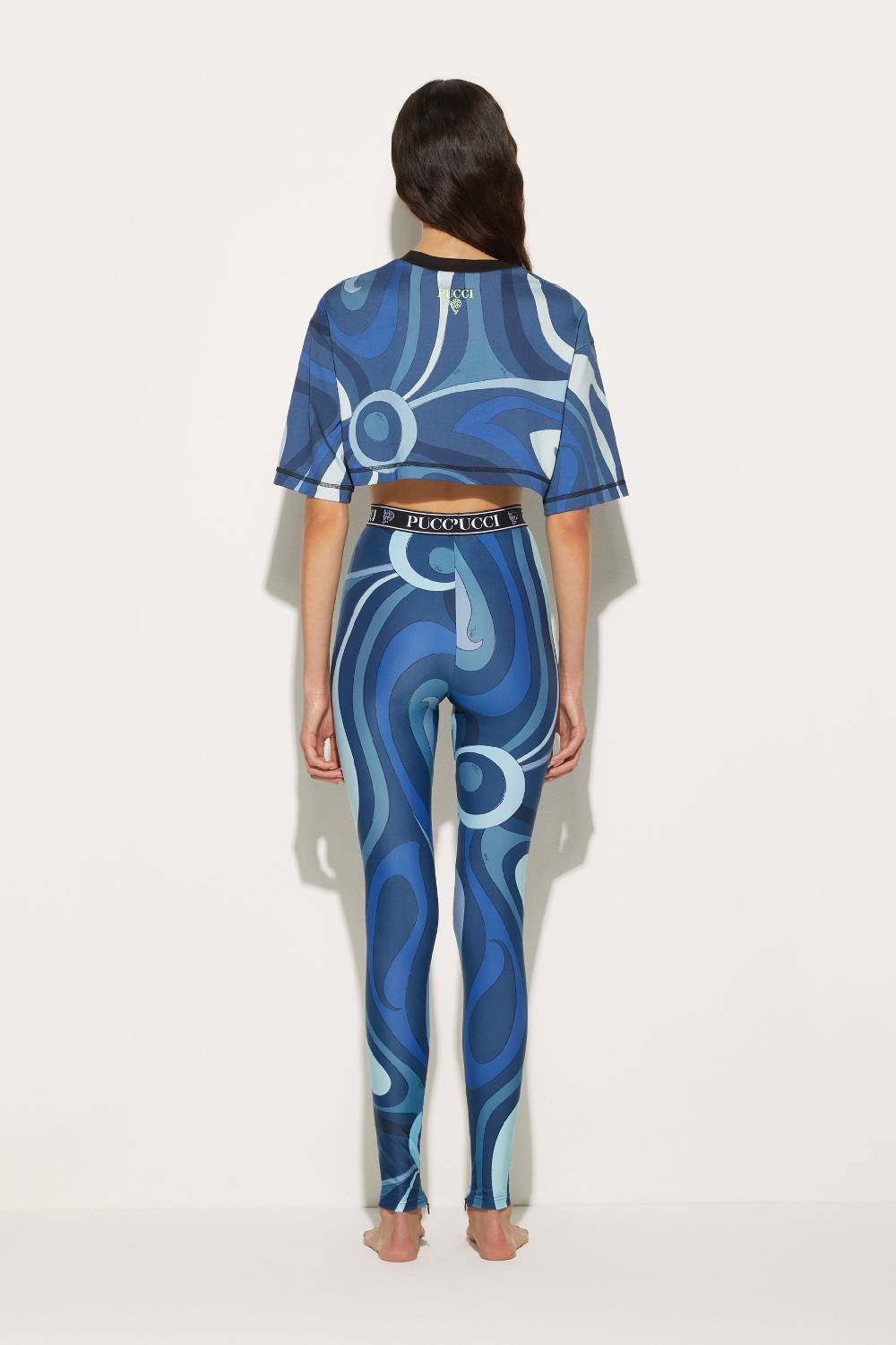 Pucci Crop top con stampa Marmo Offerta speciale