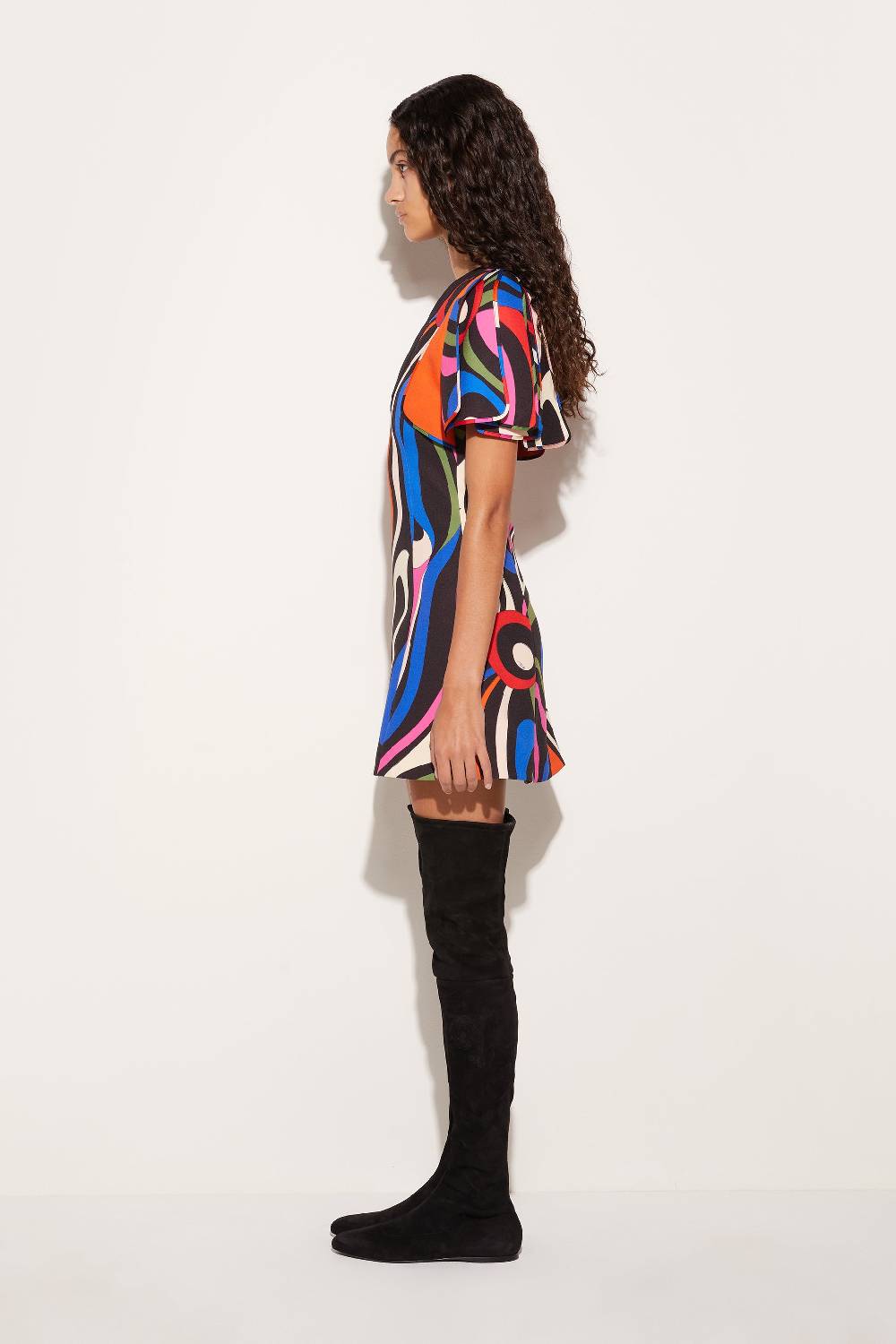 Pucci Mini abito con stampa Marmo Vendite stagionali