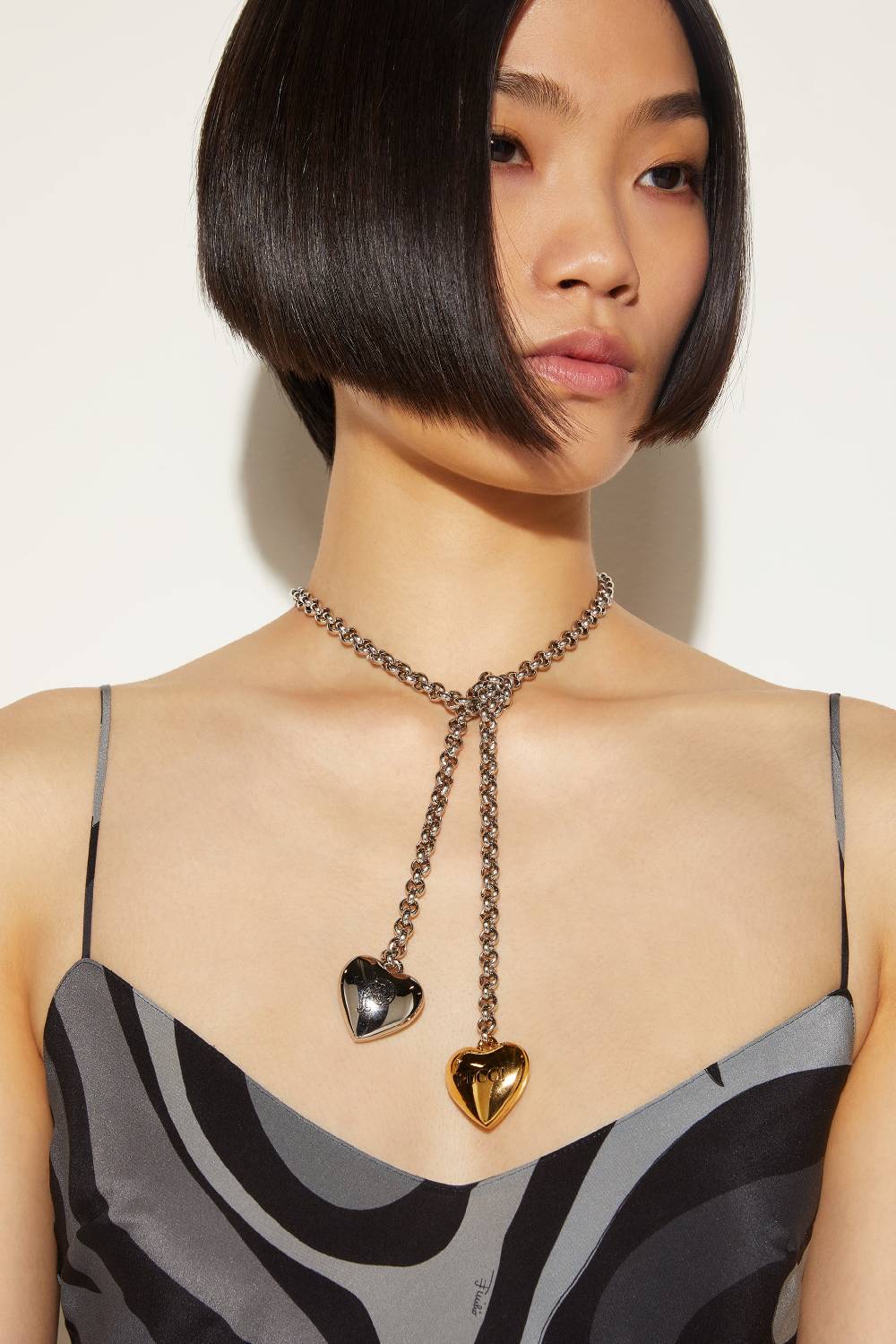 Pucci Collana con ciondoli a cuore Offerta temporanea