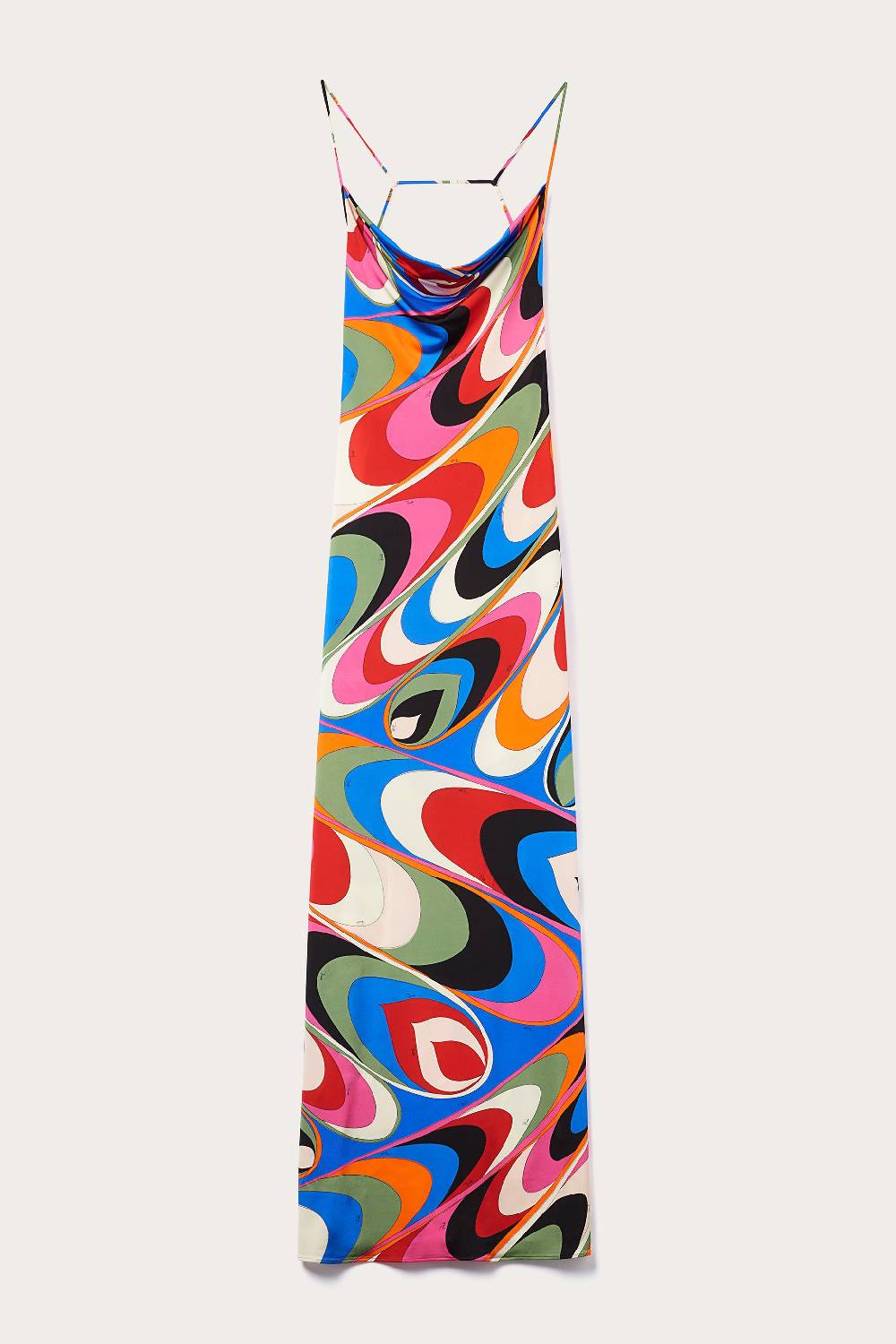 Pucci Abito lungo con stampa Onde
