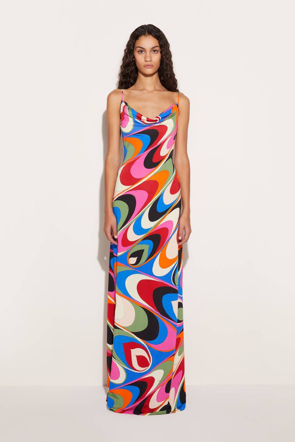 Pucci Abito lungo con stampa Onde Lightning offer