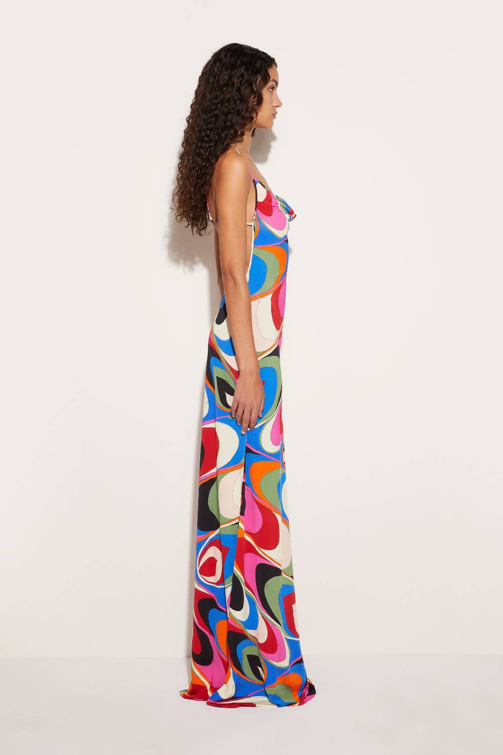 Pucci Abito lungo con stampa Onde Lightning offer