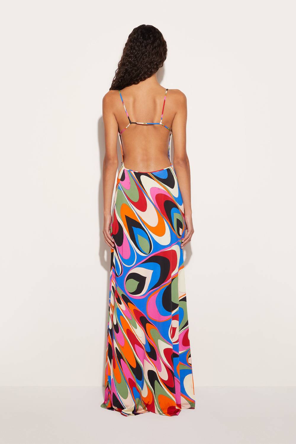 Pucci Abito lungo con stampa Onde Lightning offer