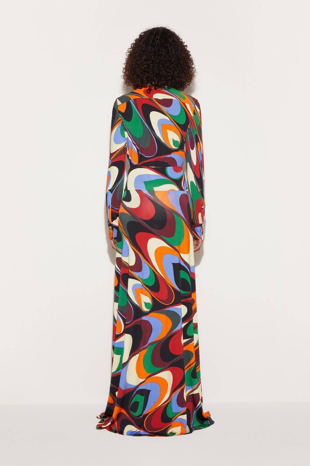 Pucci Gonna lunga con stampa Onde Liquidazione