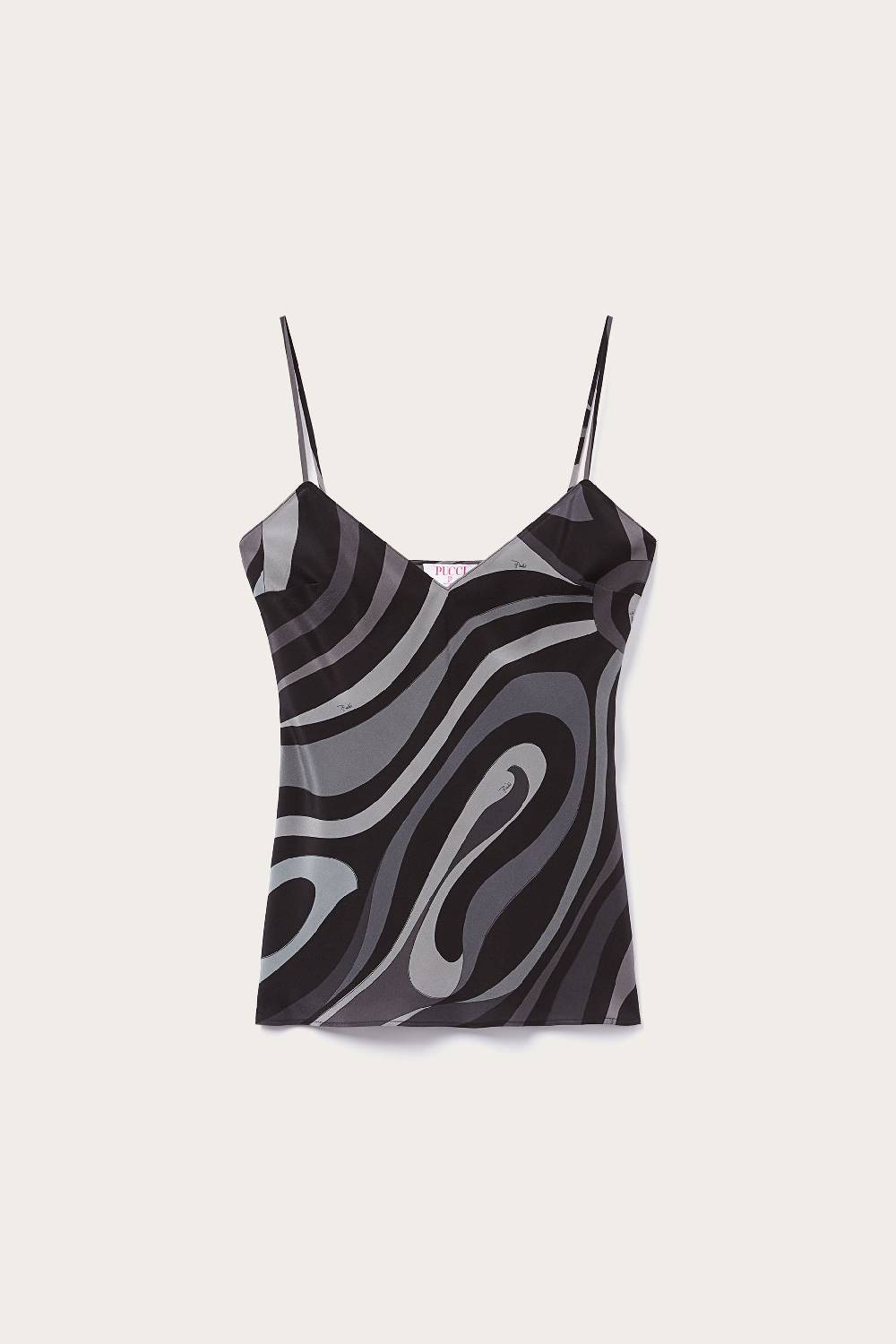 Pucci Top in seta con stampa Marmo Fino al 65% di sconto