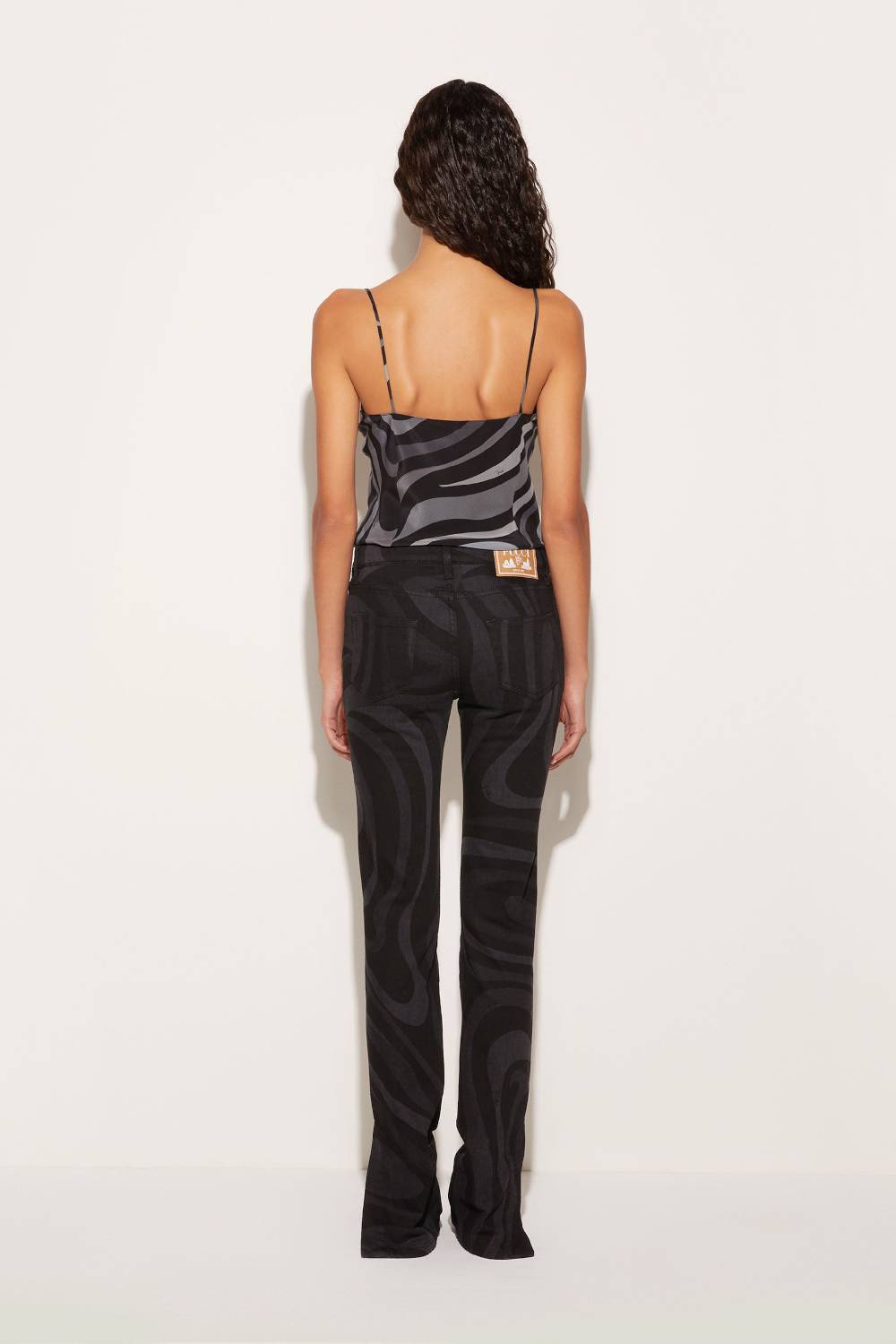 Pucci Top in seta con stampa Marmo Fino al 65% di sconto