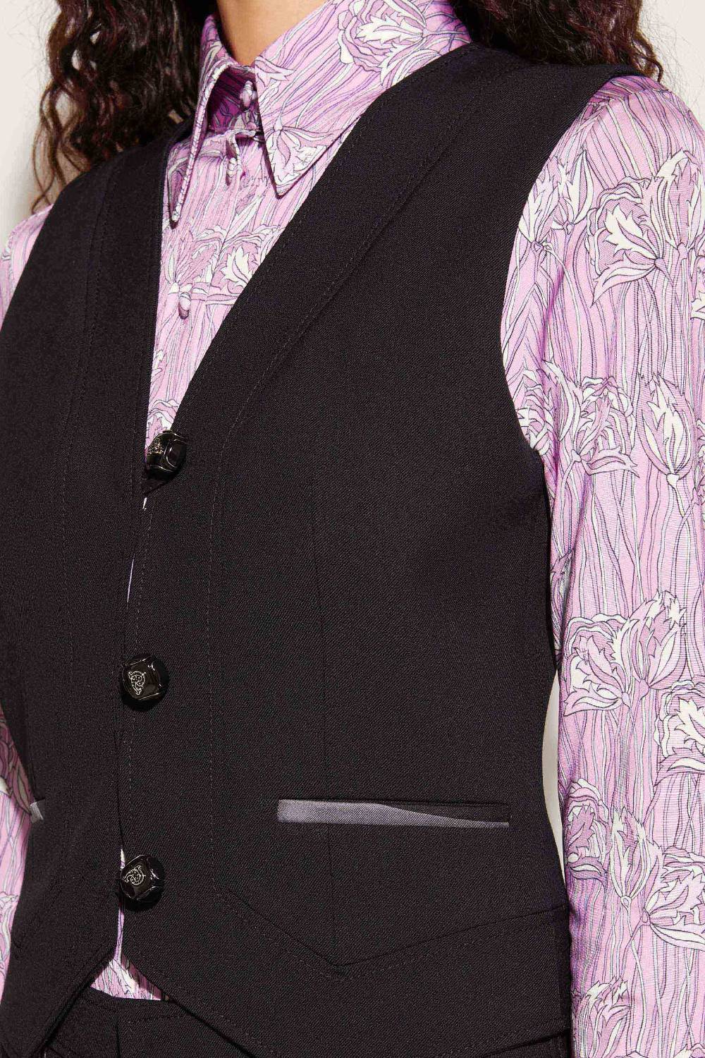 Pucci Gilet con finiture Marmo Sostegno trimestrale