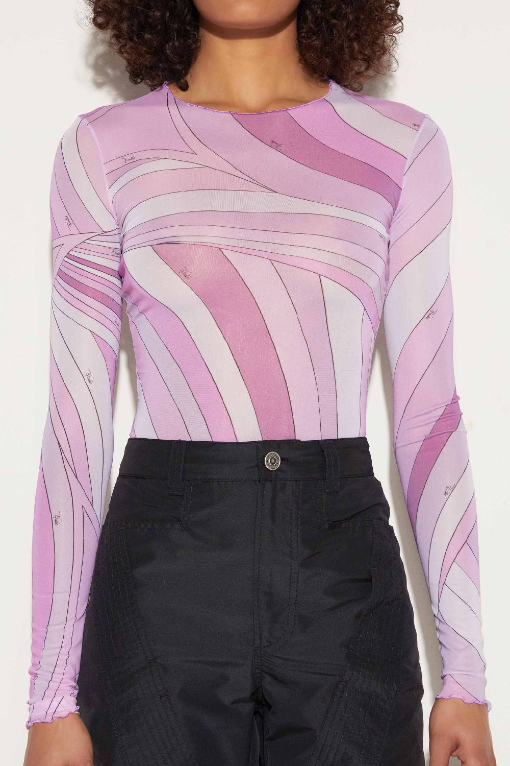 Pucci Top con stampa Iride Sconti questo mese