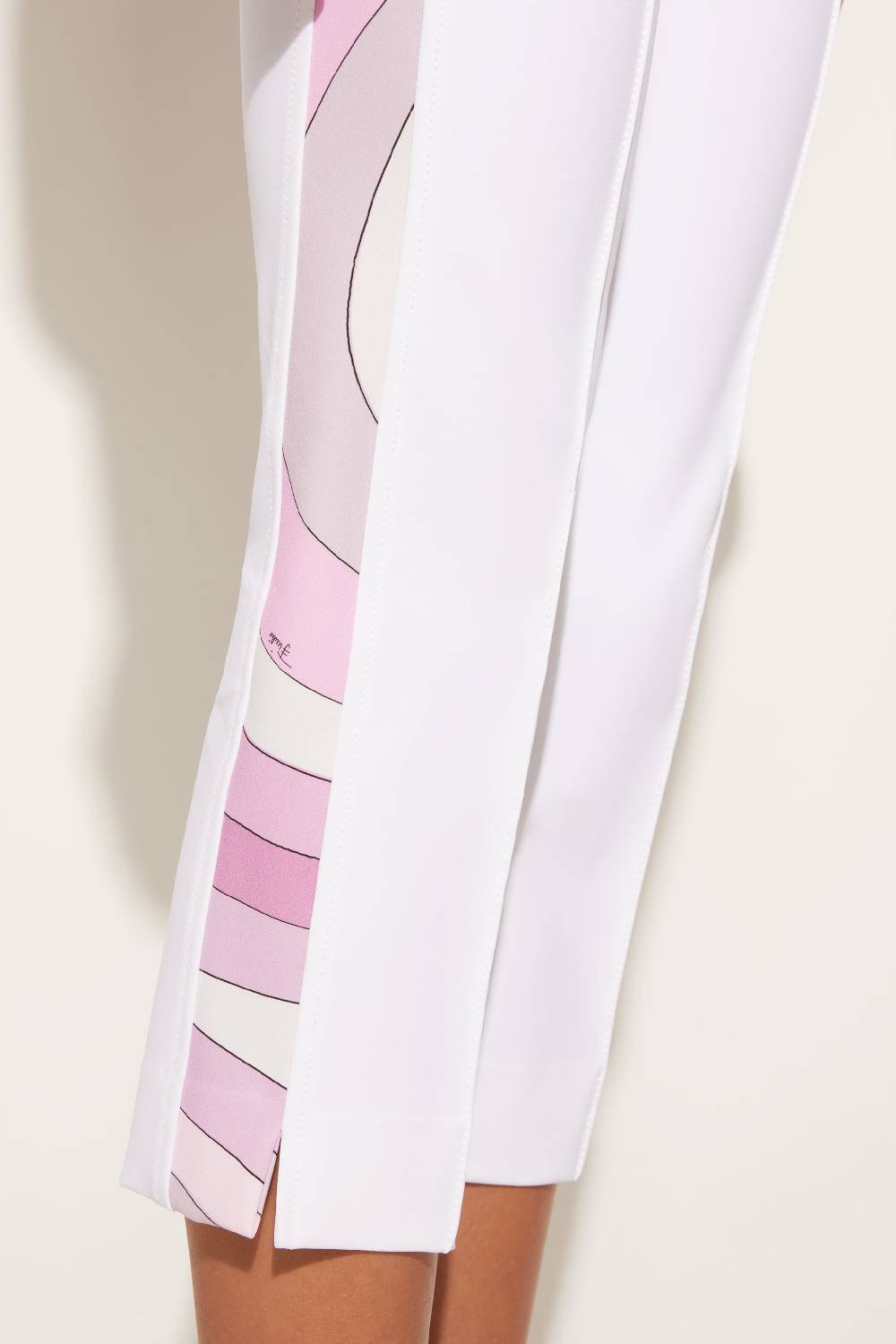 Pucci Pantaloni crop con inserti Iride Italy